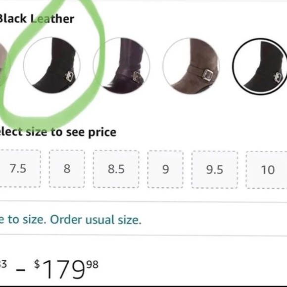 Vince Camuto Women's Windy Motorcycle Boot Size: 9M/40 - Picture 7 of 8